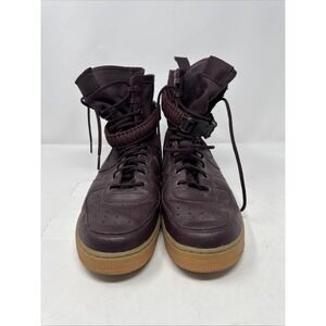 Nike SF Air Force 1 High Shoes Sneaker 864024-600 Deep Burgundy Gum Mens Size 11